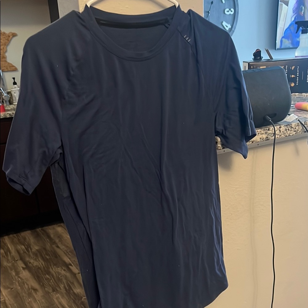 lululemon athletica Blue Short Sleeve Tee